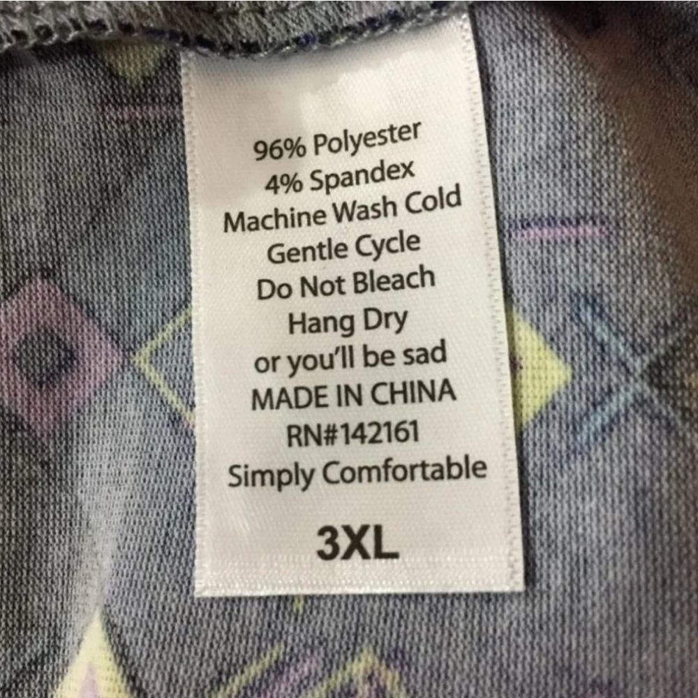 NWT Lularoe 3XL‎ Geometric Arrow Randy - Picture 5 of 6
